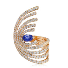 Anello in oro con Zaffiro Blu (Nara Jewelry)