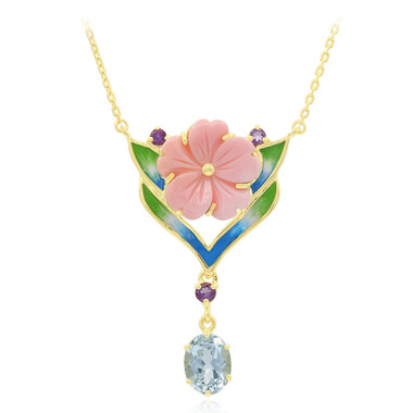 Collana in argento con Madreperla