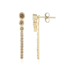 Orecchini in oro con Diamante Champagne I2 (de Melo Gold)