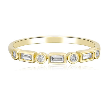 SI2 (G) Diamant-Goldring (CIRARI)