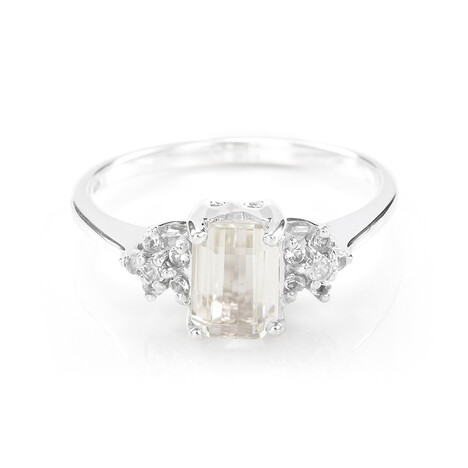 Anillo en plata con Cuncita amarillo canario