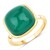 Bague en argent et Onyx vert