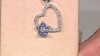 Collier en argent et Tanzanite