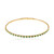 14K AAA Tsavorite Gold Bangle (CIRARI)