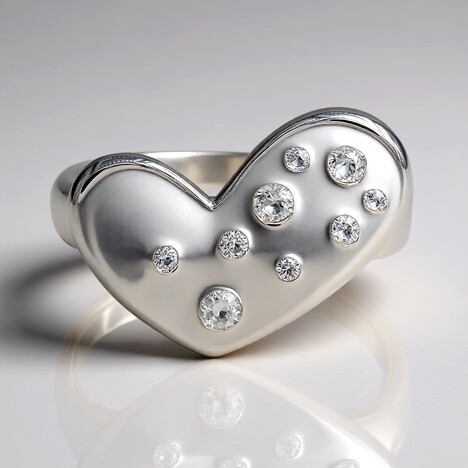 Anello in argento con Zircone