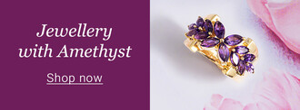 Jewellery with Amethyst
