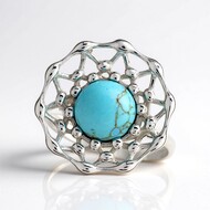 Turquoise Silver Ring (dagen)