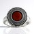 Anello in argento con Corniola (Jones Lee)
