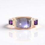 Anello in argento con Labradorite Porpora Maniry (KM by Juwelo)