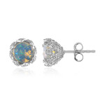 Boucles d'oreilles en argent et Opale Welo (de Melo)