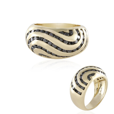 Anello in oro con Diamante Nero (de Melo)