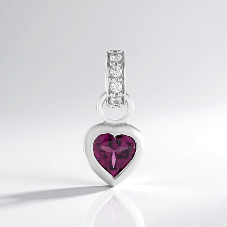 Ciondolo in argento con Rodolite di Naktamunda