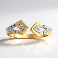 Anello in oro con Diamante VVS1 (G) (Annette)