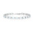 Himmelblauer Topas-Silberarmband