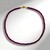 Collana in argento con Rubino Mozambico