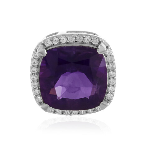 Sibirischer Amethyst-Silberanhänger