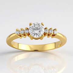 Anello in oro con Diamante SI1 (G)