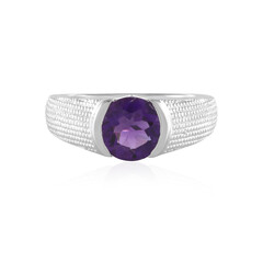 Anillo en plata con Amatista de Zambia (de Melo Essence)