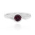 Rhodolite Silver Ring