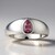 Bague en argent et Tourmaline rose du Brésil  (Pallanova)
