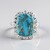 Anello in argento con Turchese Ramato Blu Mohave (Faszination Türkis)