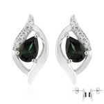 Pendientes en plata con Indicolita (de Melo Essence)