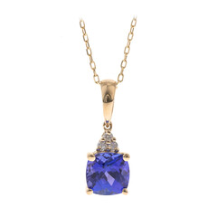 14K AAA Tanzanite Gold Necklace (CIRARI)