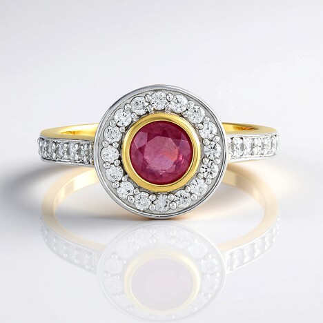 Anello in argento con Zaffiro Rosa del Madagascar