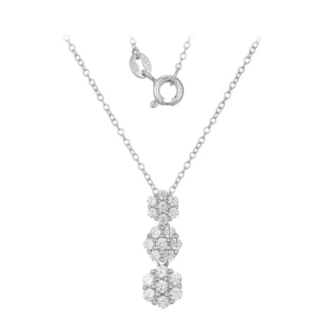 Zircon Silver Necklace
