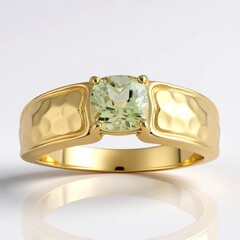 Anello in oro con Diasporo cangiante