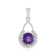 Sibirischer Amethyst-Silberanhänger