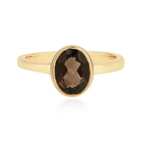 Smoky Quartz Silver Ring
