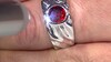 Bague en argent et Grenat du Mozambique (de Melo Essence)