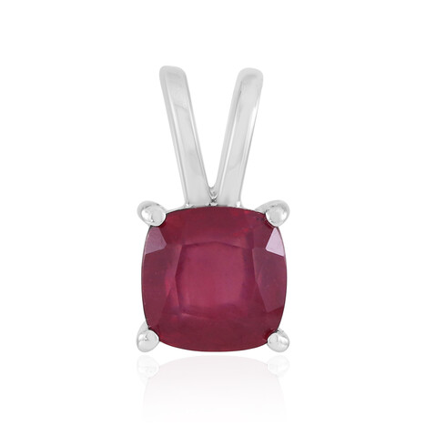 Madagascar Ruby Silver Pendant