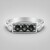 Anello in argento con Tormalina Verde Brasiliana