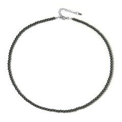 Black Hematite Silver Necklace