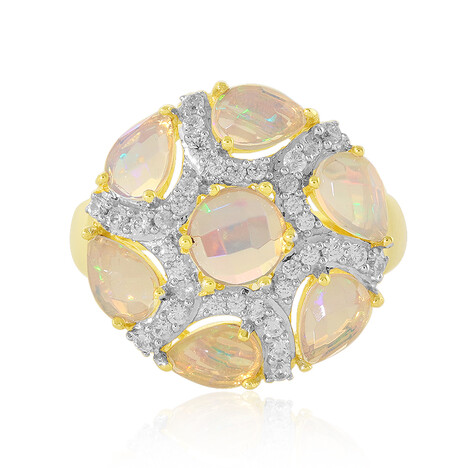 Anillo en plata con Ópalo de Welo