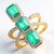 Anello in oro con Smeraldo Etiope (SUHANA)