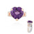 Lavendel-Amethyst-Silberring (Gems en Vogue)