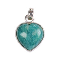 Ciondolo in argento con Amazzonite