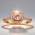 Anello in oro con Morganite AAA (CIRARI)