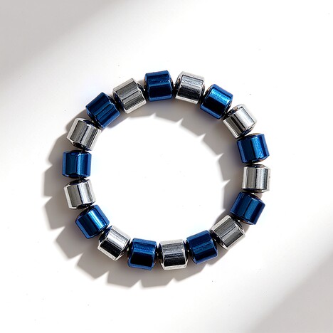 Bracciale con Ematite Argentata
