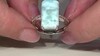 Zilveren ring met een larimar