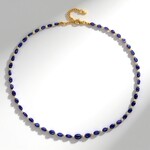 Collana in argento con Tanzanite