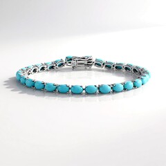 Bracciale in argento con Turchese Sleeping Beauty (Faszination Türkis)