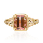 Bague en or et Tourmaline néon du Congo (CIRARI)