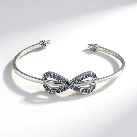 Bracciale in argento con Tanzanite