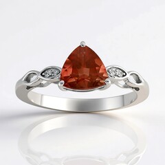 Anello in oro con Pietra del Sole dell'Oregon