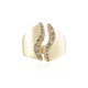 Anillo en plata con Diamante chocolate I2