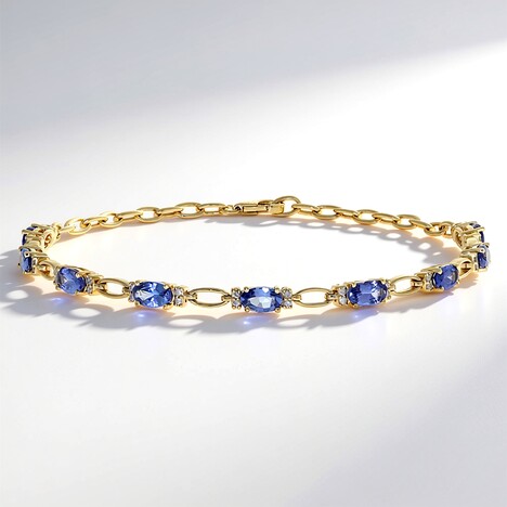 Bracciale in oro con Tanzanite AAA (CIRARI)